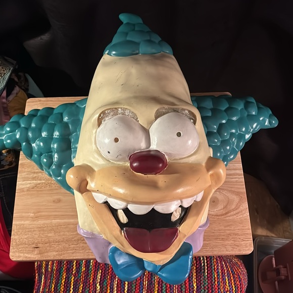 “The Simpsons” Show Krusty The Clown 🤡 Head Mask - Picture 5 of 12